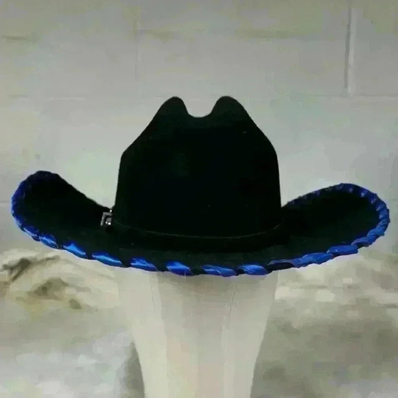 Vintage Bailey 4X Cowboy Hat Angora Blend - Picture 6 of 13